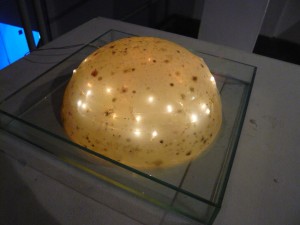 Bernard Chauly's Agar-agar LED light from Muzium Lampu installation